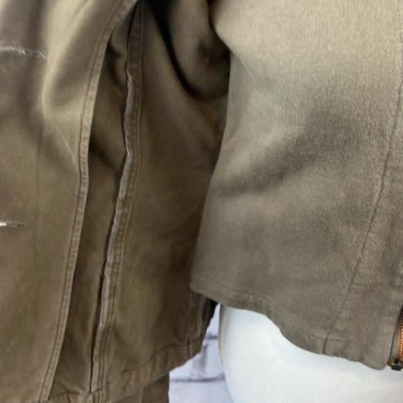 Max & Co 100% Cotton Hooded Jacket Brown - Picture 9 of 14